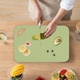thumbnail image 6 of YIKA Household Cutting Board Kitchen Cutting Board Fruit Cutting Board Double-sided Cutting Board Multifunctional Cutting Board Three Sizes Available Green, 6 of 6