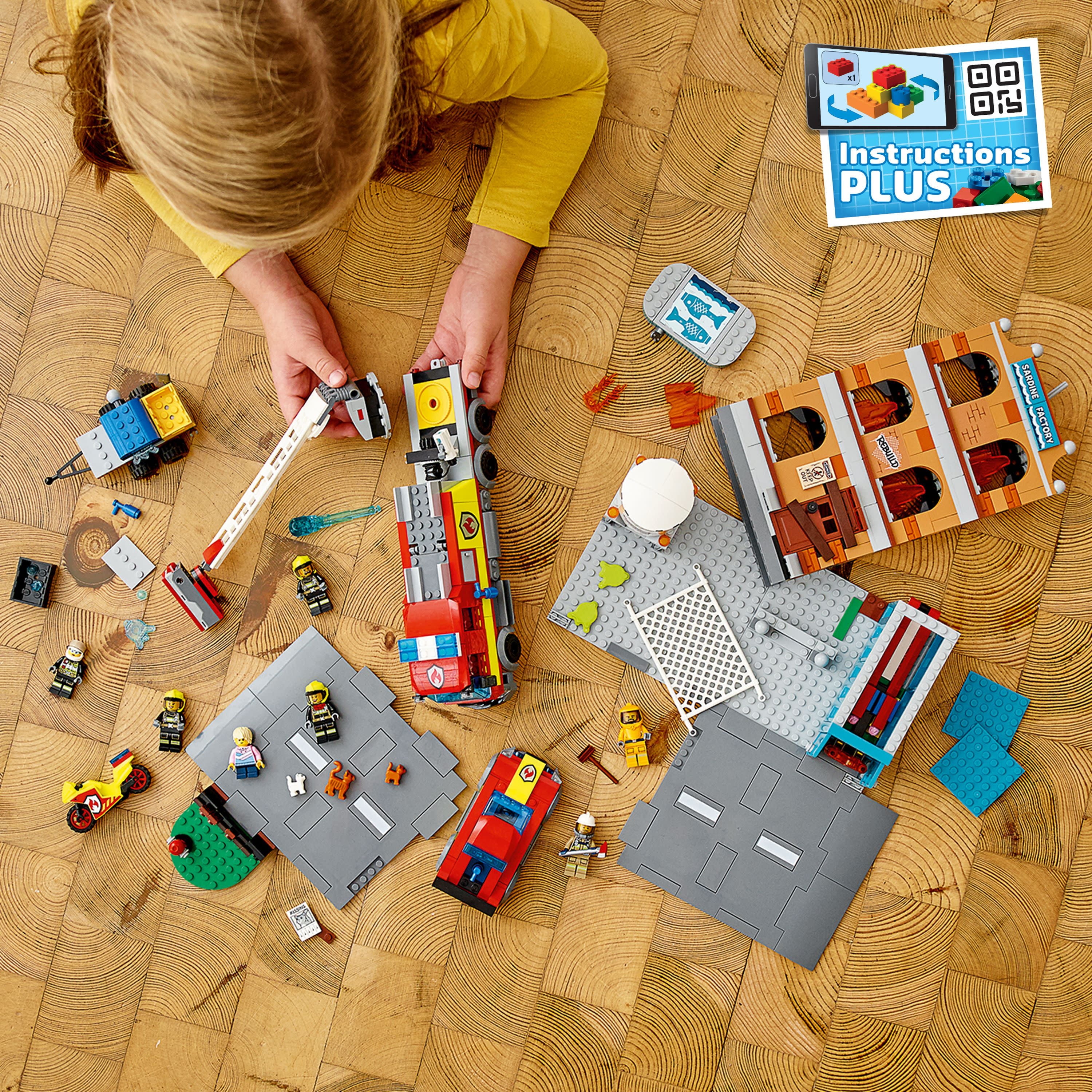 ファイブスター LEGO City Fire Brigade 60321 Building Set, Rescue Toy Fire