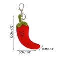 thumbnail image 3 of Llavero con colgante de chile, llavero de 12 cm, regalo de recuerdo de cumpleaños, graduación, marco de metal, recuerdo de chile, regalo para él o ella, llavero portátil, para dormitorio,, 3 of 6