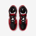 thumbnail image 4 of Jordan Nike Air 1 Mid GS Chicago Black Toe 554725-069 Size 4, 4 of 6