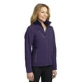 thumbnail image 4 of Port Authority Ladies Welded Soft Shell Jacket-3XL (Posh Purple), 4 of 6