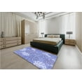 thumbnail image 4 of Ahgly Company Indoor Square Patterned Pastel Blue Area Rugs, 6' Square, 4 of 6