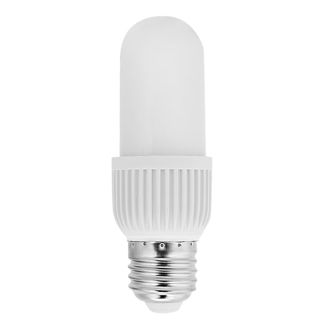 AC220V 6W E27 LED Bombilla de maíz Lámpara de interior y exterior para el hogar Hotel Oficina Tienda Blanco