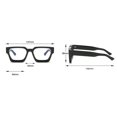 thumbnail image 5 of Xinwanna 1 Pair Retro Style Glasses Blue Light Blocking Square Frame Glasses UV Protection Flat-Light Mirrors Eyewear Vacation Accessory (Grass Green), 5 of 11