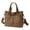Coffee, variant on HGIEYS Women's Small Canvas Tote Purses Casual Multi-pocket Shoulder Crossbody Bag Everyday Handbags
