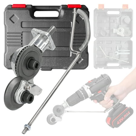 

Electric Drill Metal Plate Auxiliary Cutter 0.8mm Metal Iron Tin Plate Quick Cutting Tool Labor-Saving Electric Drill Cutter Accessory Retrofit Shears