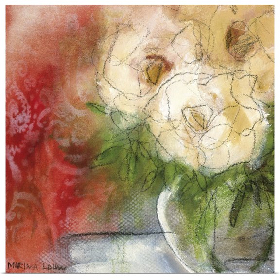 Great BIG Canvas | Rolled Marina Louw Poster Print entitled Bouquet I