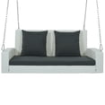 thumbnail image 4 of Aukfa Outdoor Porch Swings - Hanging Patio Bench with Chains and Pillow - Gray, 4 of 8
