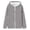 Grey, variant on lnmuld Girls Solid Full Zip Hoodie Long Sleeve with Kangaroo Pocket Casual Lightweight Outerwear Purple,11-12 Years