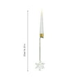 thumbnail image 2 of Christmas Tree Candles, 12 Pack Flameless Taper Candles for Christmas Tree Decorations, Fake LED Candles with Wand Remote Control and Crystal Decorative Hook christmas decorations, 2 of 5