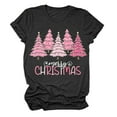 thumbnail image 3 of Weikingp T Shirts For Women Clearance,Christmas Shirts For Women Merry And Christmas Shirt Xmas Tree Graphic Holiday T Shirt Tops Crew Neck Womens Tops Dark Blue 3Xl, 3 of 3