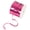 Hot Pink, variant on Flat Sequin Strip, 6mm String Metallic Sequin Strand, Paillette Metallic Sequin Trim Sewing DTY Craft Embellishment, 100 Yards, Gold