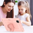 thumbnail image 6 of FJLBDE Case for iPad Air 11 (M3 2025/M2 2024) iPad Air 4/5 10.9 Inch (2020/2022) with Butterfly Stand, Protective Tablet Cover with Shoulder Strap for Kids Girls, Pink, 6 of 7