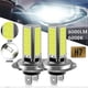 thumbnail image 1 of 2x H7 COB LED Headlight Bulbs Kit High Low Beam 6000LM Super Bright 6000K White, 1 of 5