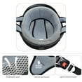 thumbnail image 5 of CHCYCLE Motorcycle Half Helmet Large, Matte Black, 5 of 6