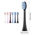 thumbnail image 3 of Toothbrush Brush Head with Advanced Cleaning Technology - Deep Plaque Removal, Easy Install - Durable Plastic for Oral Hygiene & Enjoyable Brushing, 3 of 8