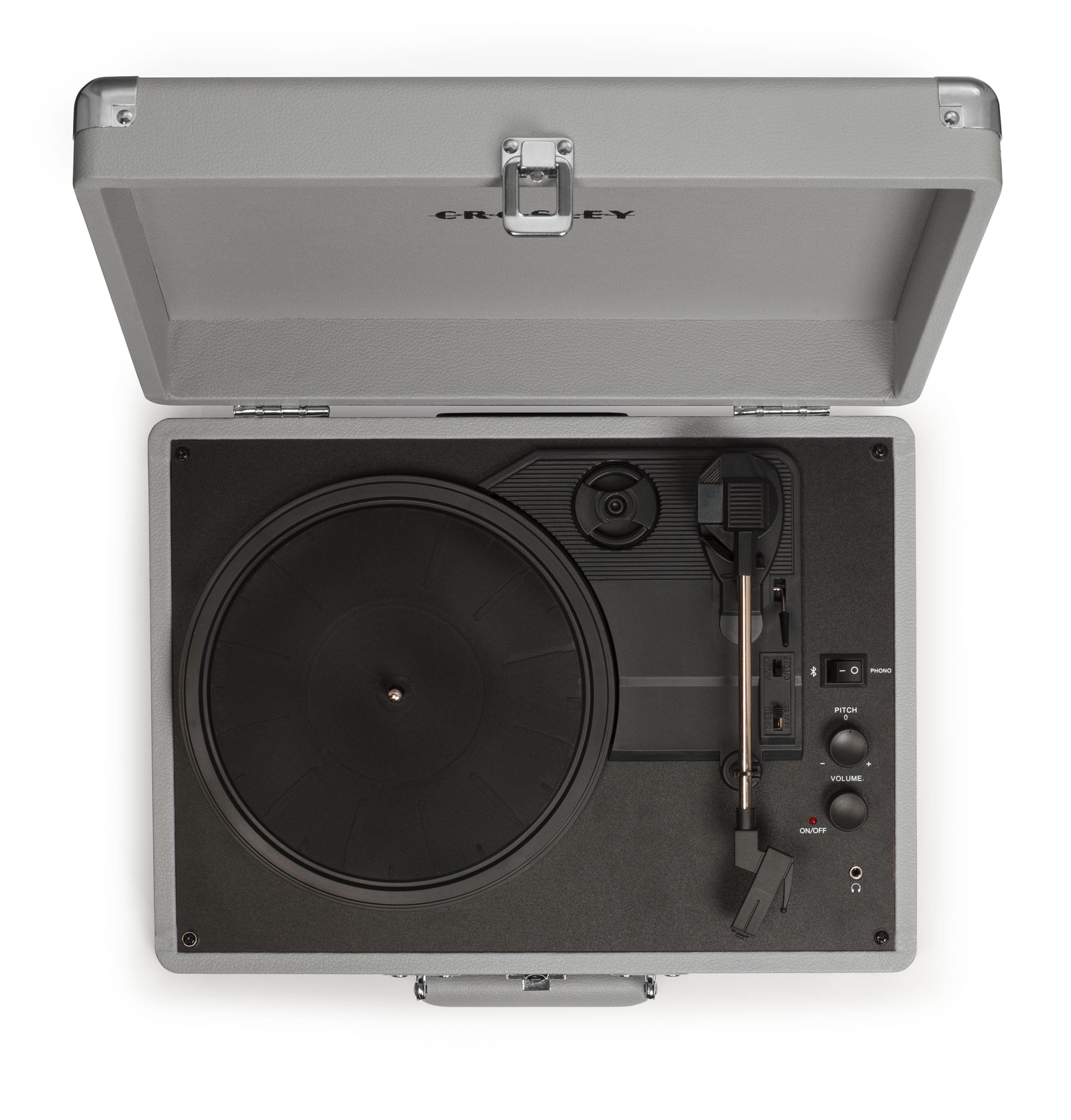 Crosley Cruiser Deluxe Bluetooth Enabled Portable 3 Speed Turntable