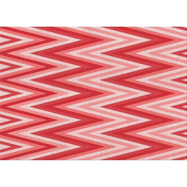 Ahgly Company Tapis d'Intérieur Lavables en Machine Rectangle Pastel Transitionnel Rose, 7' x 10'