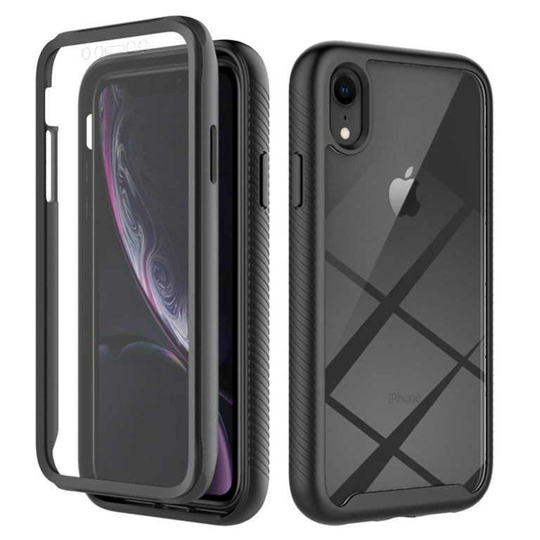 iPhone XR Case with Built in Screen Protector,Dteck Full-Body