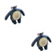thumbnail image 4 of Vogacara Almohada de oso de peluche con cabeza pequeña, juguete de mapache con cuerpo de músculo grande, amigable con la piel, rana, elefante, Type3 NO3, 4 of 6
