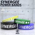 thumbnail image 2 of Synergee Set of 4 Pull Up Assist Bands - Heavy Duty Resistance Bands - Power Band Resistance Loop Exercise Bands Mobility & Powerlifting Bands - Perfect for Stretching & Resistance Training, 2 of 6