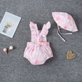 thumbnail image 6 of Otqutp Toddler Comfy Jumpsuit Baby Girls Clothes Lace Jumpsuit Ruffles Romper Sleeveless Romper Bodysuit Sunsuit Outfits Set, 6 of 6