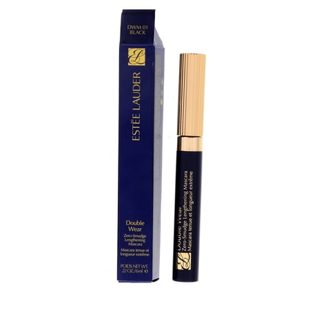 Estee Lauder Double Wear Zero-Smudge Lengthening Mascara 01 Black Full Size Duo Set Pack of 2