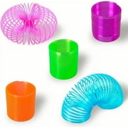 Coil Spring Toy - 50 Pcs - Kids Party Favor - Bulk Coil Springs for Party Favors - Easter Egg Fillers - Goodie Bag Supplies - Pinata Stuffers - Bulk Gifts for Kids - Classroom Prizes