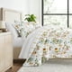 thumbnail image 3 of Juego de Edredón Ultrasuave para Todas las Estaciones, Ropa de Cama Alternativa en Rayas Florales para King/Cal King de Comfort Canopy, 3 of 13
