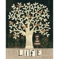 thumbnail image 3 of LaPoint, Annie 15x18 Black Modern Framed Museum Art Print Titled - Tree of Life, 3 of 5