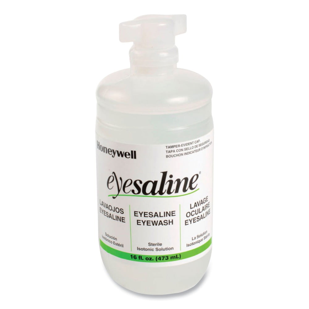 Fend-all 16 Ounce Double Bottle Eyesaline Sterile Eye Wash Wall Station