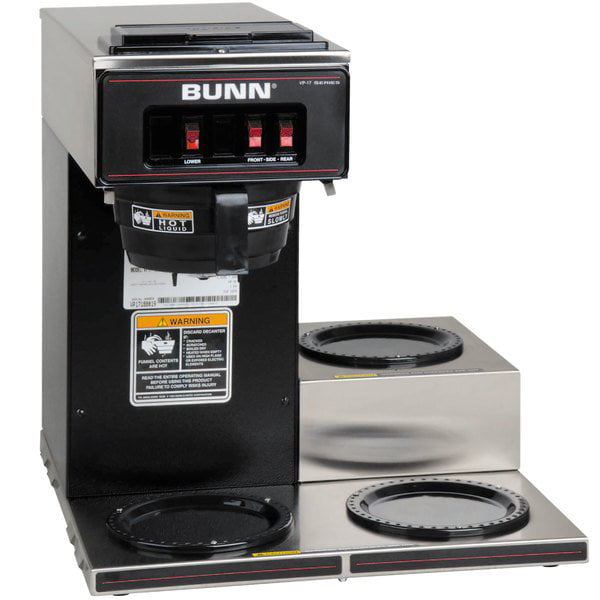 Bunn 13300.0001 Coffee Maker with 1 Warmer Low Profile Pourover S/S Decor 