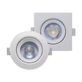thumbnail image 2 of Kit 10 Spot led 5w 7w Luminaria Bivolt Direccional Cuadrado Redondo Empotrable Techo Montículo Deng Xun unisex, 2 of 2