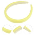thumbnail image 2 of Unique Bargains 1 Pc Classic Elegant PU Headband for Women for Girls 0.87" Width 4.92" ID Yellow, 2 of 4