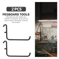 thumbnail image 3 of 2pcs Pegboard Hook Organizer Board Pegboard Shelving Hooks for Garage Organization, 3 of 8