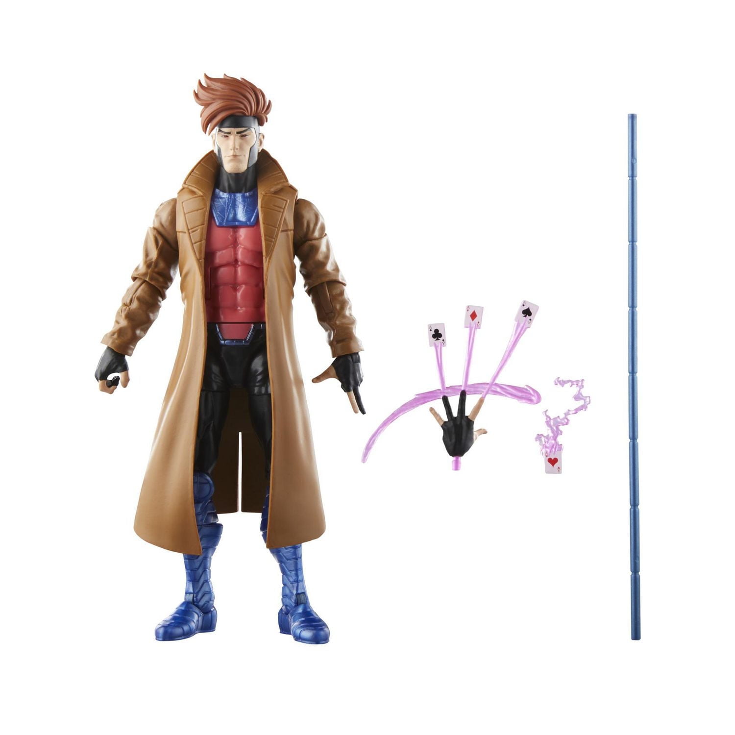 Hasbro Marvel Legends Series Gambit, X-Men ‘97 Collectible 6 Inch Action Figures, Marvel Legends Action Figures