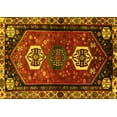 thumbnail image 1 of Ahgly Company Indoor Rectangle Persian Yellow Traditional Area Rugs, 3' x 5', 1 of 4