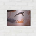 thumbnail image 3 of Luxe Metal Art 'Frog Jump 3' by Thomas Haney, Metal Wall Art, 16"x12", 3 of 9