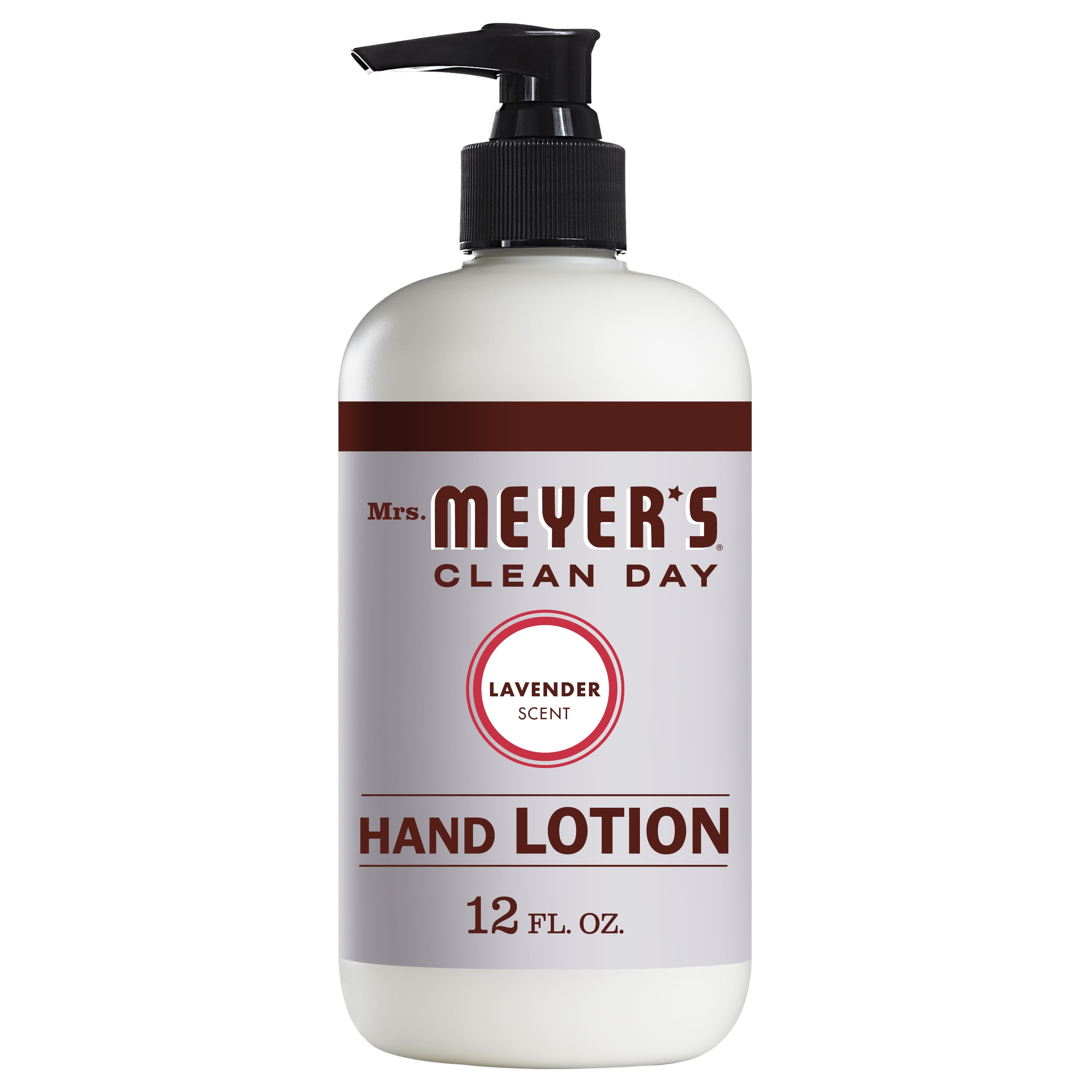 Mrs. Meyer's Clean Day Hand Lotion Bottle, Lavender Scent, 12 fl oz