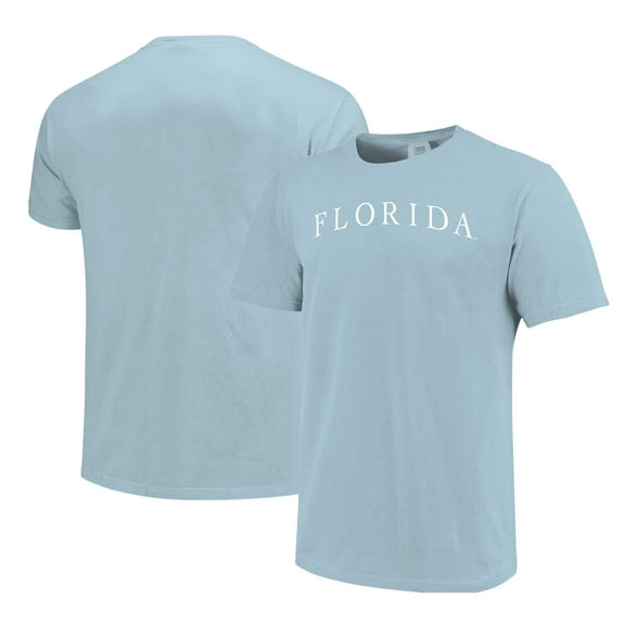 Unisex Light Blue Florida Gators Comfort Colors Fashion Color Arch-T-Shirt