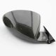 thumbnail image 3 of Style Left & Right Car Classic Retro Door Wing Side Mirror Rearview Vintage Universal Carbon Fiber, 3 of 5