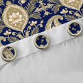 thumbnail image 4 of Manfei Bohemian Paisley Blackout Curtains,Southwestern Theme Window Curtains Pack of 2 (38x45 Each), 4 of 5