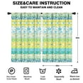 thumbnail image 2 of Blackout Kids Curtains,Boho Bohemia Pioneer Flower Childrens Insulated Curtains Set Of 2,Bedroom Essentials,Toddler Room Decor 52"x84"(132x213cm), 2 of 4