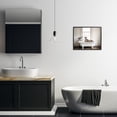 thumbnail image 2 of Stupell Industries Big Cat Cheetah Bath Time Black Framed Giclee Art, design by Sasha, 2 of 8