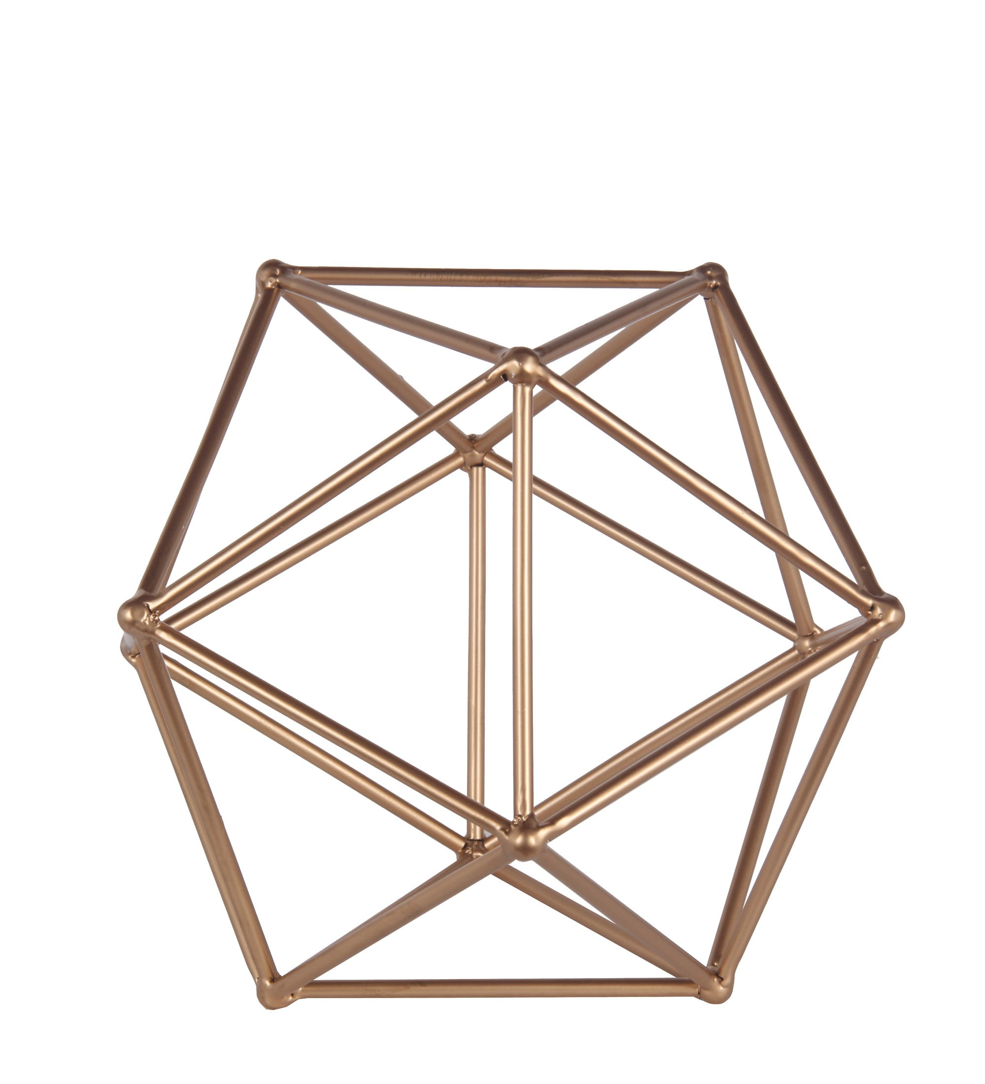 Privilege Gold Metal Geometric Sphere 74035