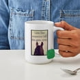 thumbnail image 4 of CafePress - Live Like Someone Left The Gate Open Mugs - 15 oz Ceramic Large White Novelty Mug, 4 of 6
