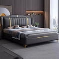 thumbnail image 2 of Royal Kids Double Bed Nordic King High End Bedroom Frame Double Bed Modern Sleeping Lit Deux Place Furniture For Bedroom My Lux Decor Round, 2 of 9