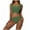 Green, variant on BUIgtTklOP Women's Crop Top High Waisted Cheeky Bikini Set Two Piece Swimsuits