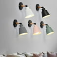 thumbnail image 4 of Modern Iron Wall Light Indoor Small Wall Lantern Single Head Wall Mounted Light Creative Bedside Wall Lamp Bedroom Dining Room Wall Luminaire with 5.1in Iron Lampshade, 4 of 4