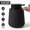 Matte Black - Liquid Pump - Chubby - Rubber Paint, variant on BosilunLife 12 oz Ceramic Soap Dispenser, Soft Touch Liquid Soap Dispenser, White Refillable Dish Soap and Hand Soap Pump for Kitchen or Bathroom